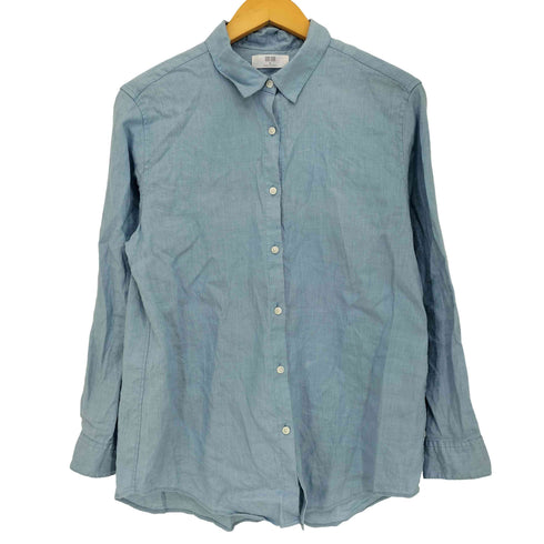 ユニクロ UNIQLO プレミアムリネンシャツ レディース JPN:XL
