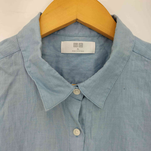 ユニクロ UNIQLO プレミアムリネンシャツ レディース JPN:XL