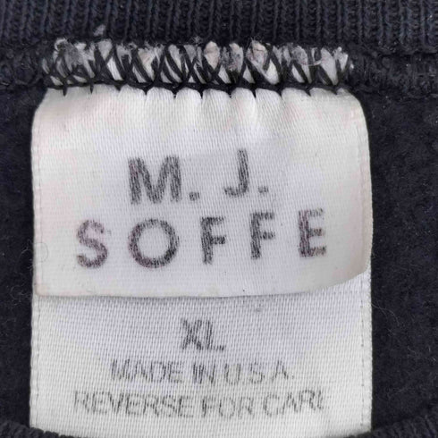 ソフィー SOFFE M.J ソフィー USA製 USMC メッセ―ジプリント クルーネックスウェット メンズ import:XL