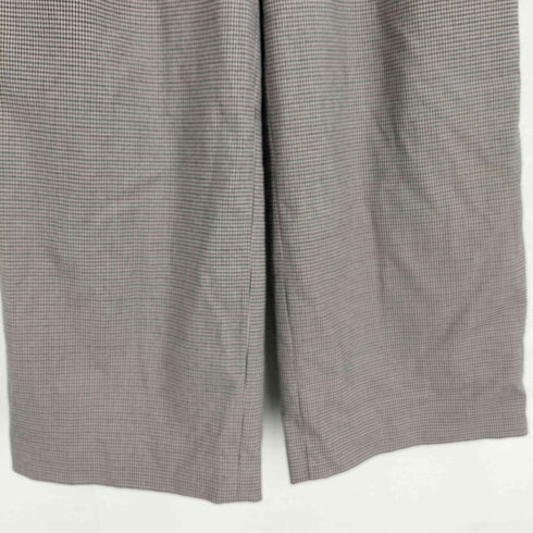 ユナイテッドアローズグリーンレーベルリラクシング UNITED ARROWS green label relaxing KC ガンクラブチェック ワイドパンツ レディース JPN:36