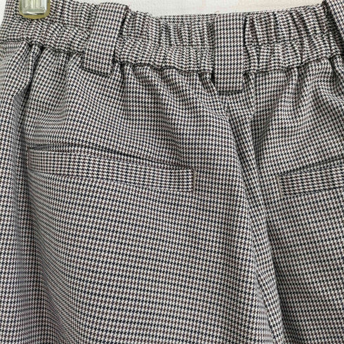 ユナイテッドアローズグリーンレーベルリラクシング UNITED ARROWS green label relaxing KC ガンクラブチェック ワイドパンツ レディース JPN:36