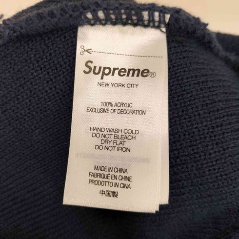 シュプリーム Supreme 24AW Crest Beanie navy メンズ ONE SIZE