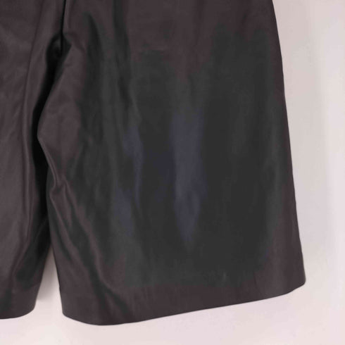 ザラ ZARA PUレザーバミューダパンツ メンズ 38