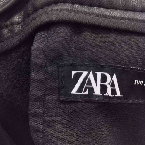 ザラ ZARA PUレザーバミューダパンツ メンズ 38