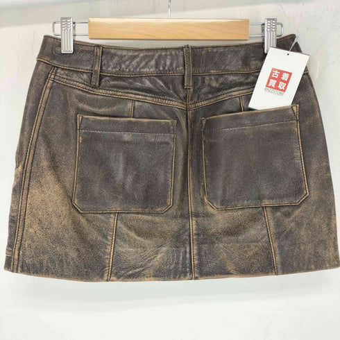 マイケルマイケルコース Michael Michael Kors 羊革 レザー ミニスカート レディース 0