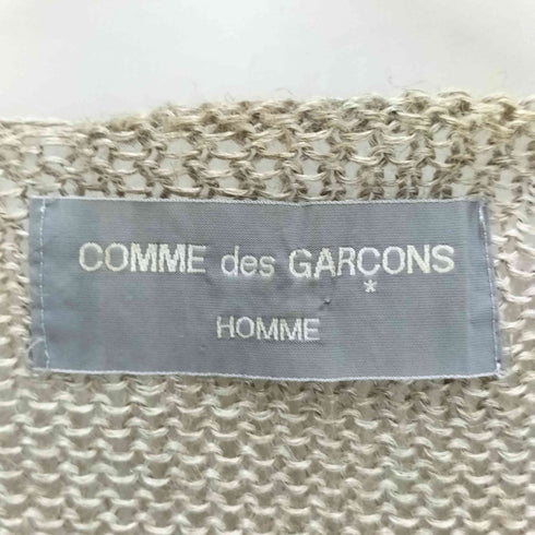 コムデギャルソンオム COMME des GARCONS HOMME AD1996 96AW 田中オム リネン ジップアップ ニット ジャケット メンズ