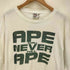 アベイシングエイプ A BATHING APE 90S 最初期 吹き出しタグ ONEITAボディ APE SHALL NEVER KILL APE S/S Tシャツ メンズ JPN:L