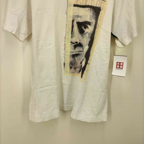 90S HANES BEEFY-T ボディ Further Self Evident Truths コンピレーションアルバム アートワーク テクノ ヒップホップ トリップホップ プリント S/S Tシャツ シングルステッチ メンズ import:M