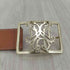 ミハラヤスヒロ MIHARA YASUHIRO 24AW KAMIYA circle Logo Leather Belt サークルロゴバックル レザーベルト メンズ