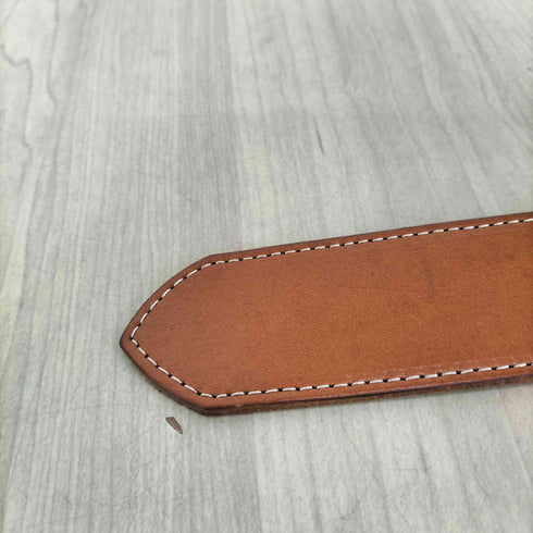 ミハラヤスヒロ MIHARA YASUHIRO 24AW KAMIYA circle Logo Leather Belt サークルロゴバックル レザーベルト メンズ