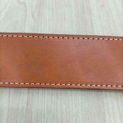 ミハラヤスヒロ MIHARA YASUHIRO 24AW KAMIYA circle Logo Leather Belt サークルロゴバックル レザーベルト メンズ