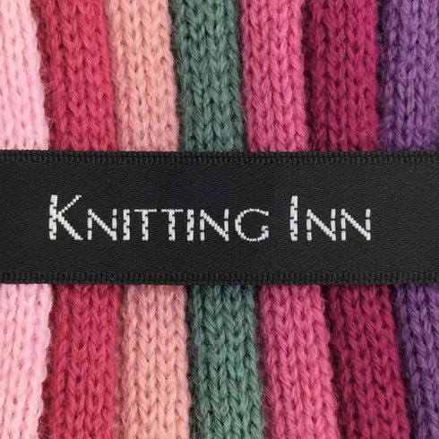 KNITTING INN ストライプ マフラー レディース