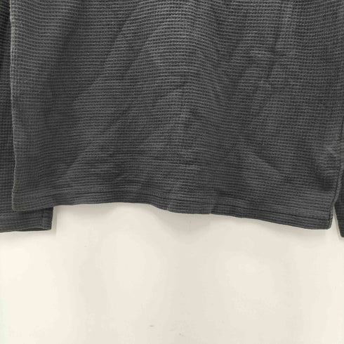 エディーバウアー Eddie Bauer ヘンリーネック ワッフル サーマル カットソー メンズ XS