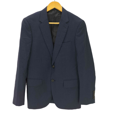 ポールスミス Paul Smith soho fit ストライプ ウール シングルテーラードジャケット メンズ JPN:M