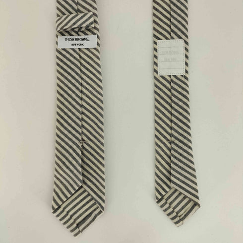 トムブラウン THOM BROWNE USA製 ウール100 ストライプ柄 クラシックネクタイ メンズ