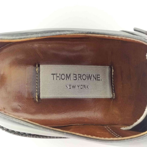 トムブラウン THOM BROWNE 英国製 ストレートチップ ドレスシューズ Vibramソール メンズ US:8