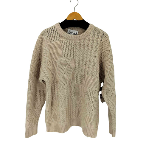ジャーナルスタンダードホームステッド JOURNAL STANDARD J.S HOMESTEAD 24AW Stead パッチワークケーブル クルーネックニット メンズ JPN:L