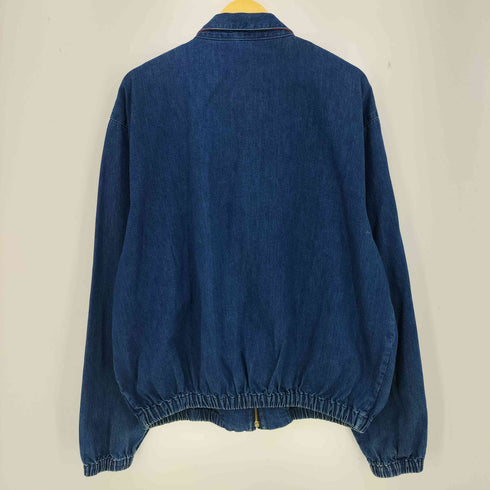 ポロバイラルフローレン Polo by RALPH LAUREN USA製 ポニー刺繍 デニム スイングトップ メンズ import:XL