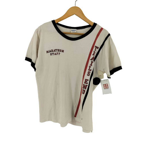 チャンピオン Champion バータグ USA製 TRAILS END リンガーTシャツ メンズ