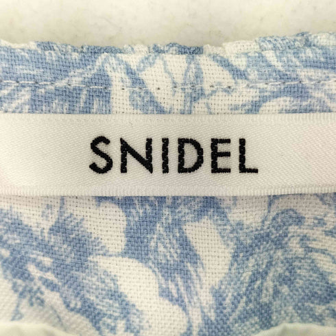 スナイデル snidel ラッフルカラーパイピングワンピ レディース 0