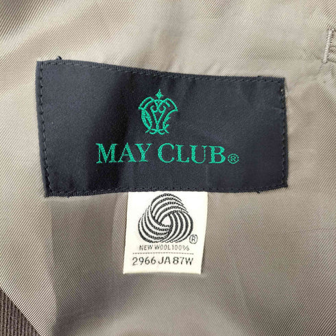 MAY CLUB NEW WOOL 100 ダブルブレスト 金ボタン テーラードジャケット メンズ