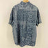 ラルフローレン RALPH LAUREN バンダナ柄インディゴパッチワーク半袖シャツ メンズ import:XXL