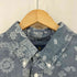 ラルフローレン RALPH LAUREN バンダナ柄インディゴパッチワーク半袖シャツ メンズ import:XXL