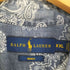 ラルフローレン RALPH LAUREN バンダナ柄インディゴパッチワーク半袖シャツ メンズ import:XXL