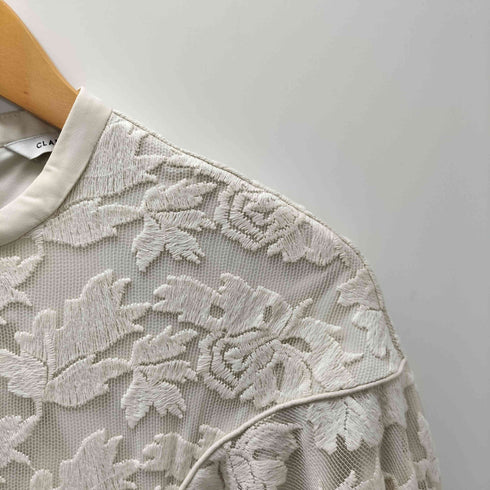 クラネ CLANE FLORAL EMBROIDERY LACE ONEPIECE レディース JPN:0