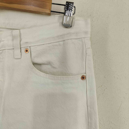 リーバイス Levis 90S 501 ボタン裏520刻印 USA製 ホワイトデニム メンズ W34L32
