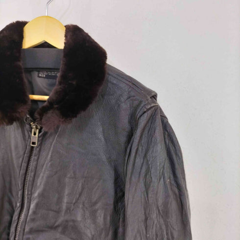ユーエスネイビー U.S.NAVY IRVIN B.FOSTER SPORTWEAR g-1 フライトジャケット メンズ US:42