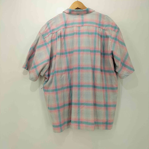 セヴシグ SEVESKIG Ombre Check S/SL Shirt メンズ M