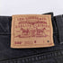 リーバイス Levis 90S 98年製 USA製 550 ボタン裏512刻印 ジップフライ ブラック デニム パンツ RELAXED FIT TAPERED LEG メンズ M