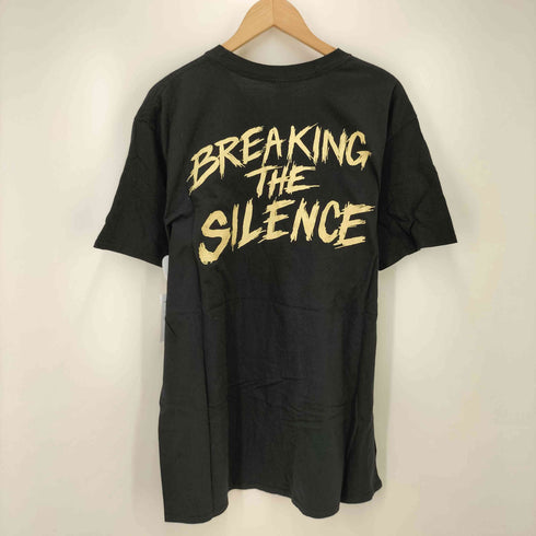 GILDAN ボディ BREAKING THE SILENCE スラッシュ メタル バンド グラフィック プリント S/S Tシャツ メンズ import:XL