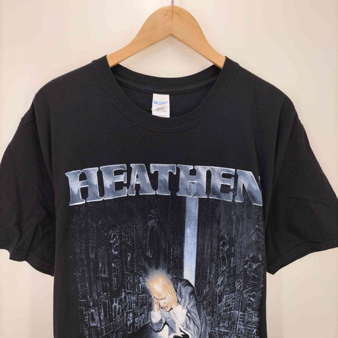 GILDAN ボディ BREAKING THE SILENCE スラッシュ メタル バンド グラフィック プリント S/S Tシャツ メンズ import:XL