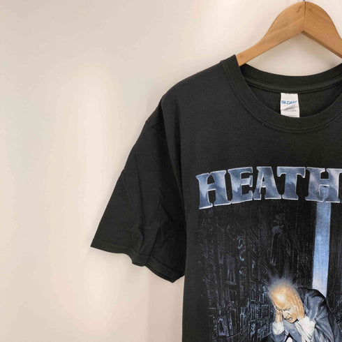 GILDAN ボディ BREAKING THE SILENCE スラッシュ メタル バンド グラフィック プリント S/S Tシャツ メンズ import:XL