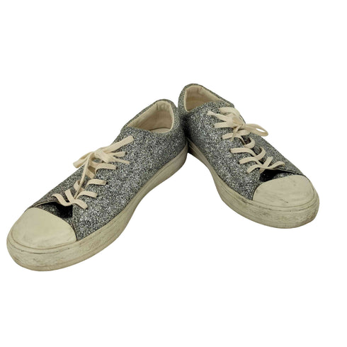 コンバース CONVERSE AS COUPE GLITTERMATERIAL OX SILVER レディース JPN:24