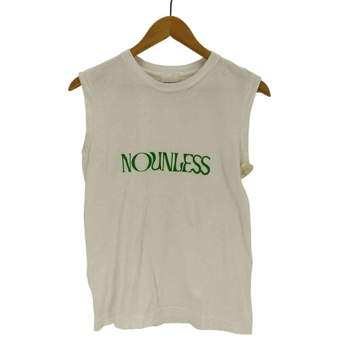 NOUNLESS ロゴタンクトップ レディース