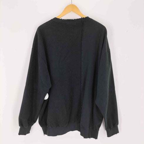 ネーム Name. EDGE AGING ASYMMETRIC SWEATSHIRT メンズ 1