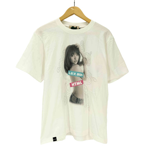 エイチティエムエル ゼロスリー HTML ZERO3 コラボ セクシー 両面プリント S/S Tシャツ メンズ JPN:M
