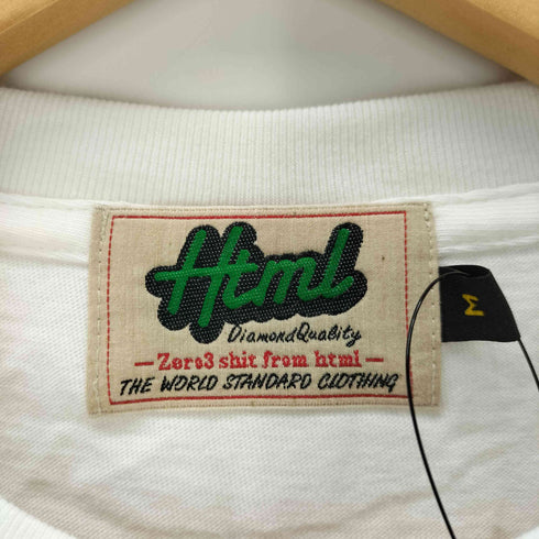 エイチティエムエル ゼロスリー HTML ZERO3 コラボ セクシー 両面プリント S/S Tシャツ メンズ JPN:M