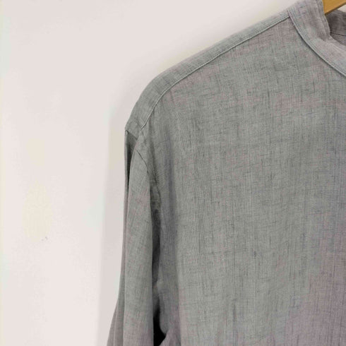 ユナイテッドアローズ UNITED ARROWS ソリッド バンドカラー シャツ メンズ JPN:L