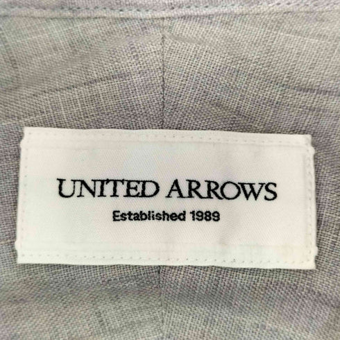 ユナイテッドアローズ UNITED ARROWS ソリッド バンドカラー シャツ メンズ JPN:L