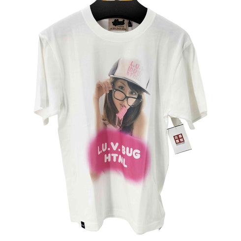 エイチティエムエル ゼロスリー HTML ZERO3 コラボ セクシー 両面プリント S/S Tシャツ メンズ JPN:M