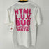 エイチティエムエル ゼロスリー HTML ZERO3 コラボ セクシー 両面プリント S/S Tシャツ メンズ JPN:M