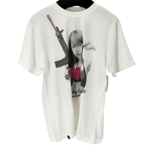 エイチティエムエル ゼロスリー HTML ZERO3 コラボ セクシー 両面プリント S/S Tシャツ メンズ JPN:L