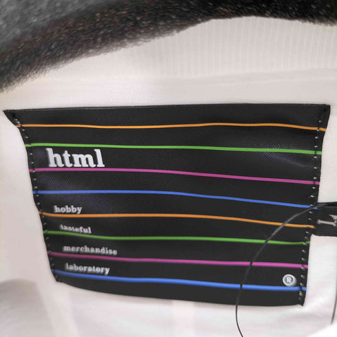 エイチティエムエル ゼロスリー HTML ZERO3 コラボ セクシー 両面プリント S/S Tシャツ メンズ JPN:L