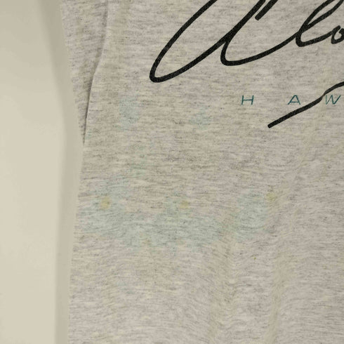 SOF TEE USA製 ラメプリント Tシャツ レディース import:S