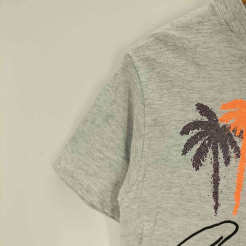 SOF TEE USA製 ラメプリント Tシャツ レディース import:S