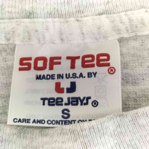 SOF TEE USA製 ラメプリント Tシャツ レディース import:S
